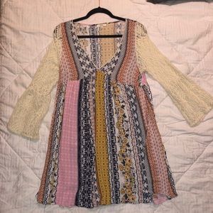Boho Multi Colored Dress